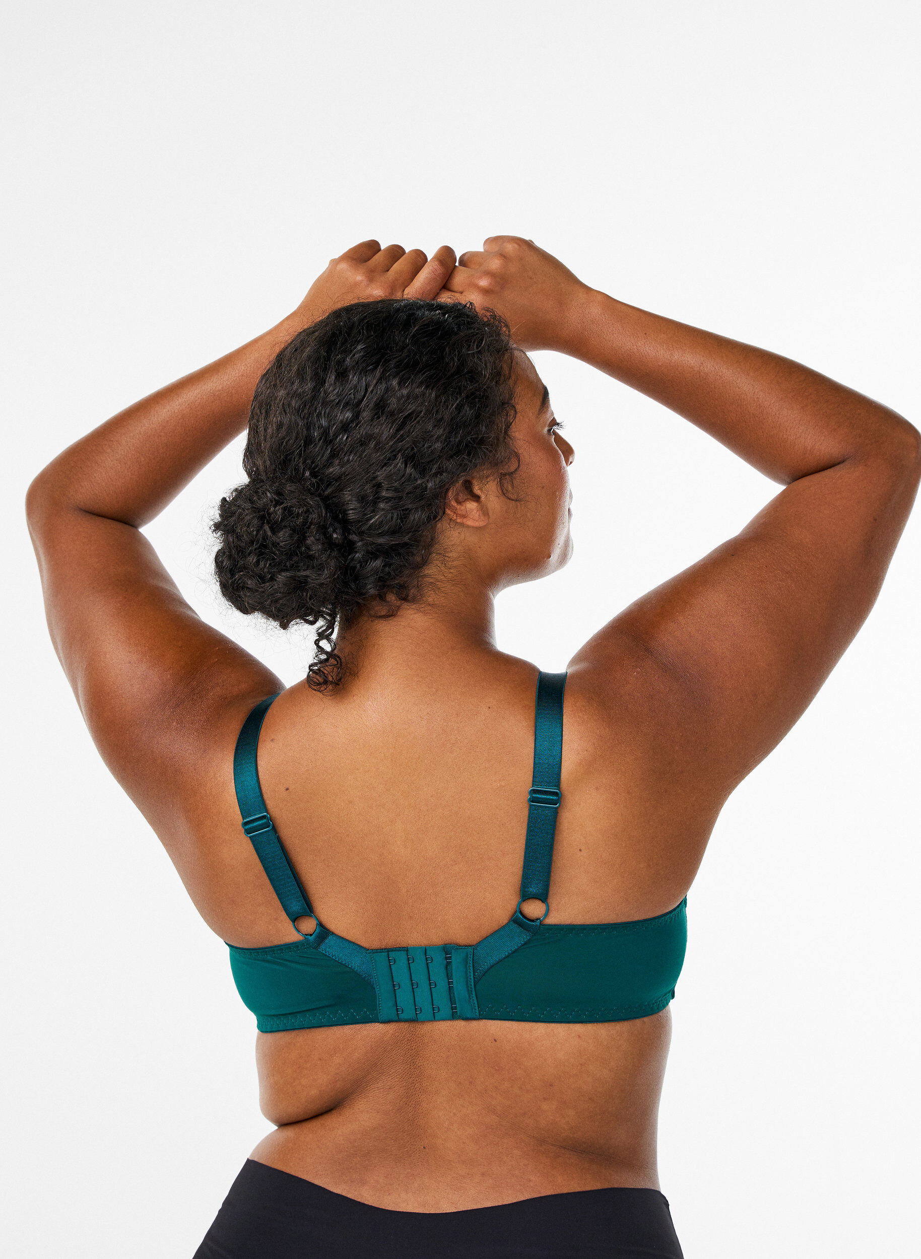 ZizziVatteret blonde bh med b&oslash;jle, Gr&oslash;n, Model image number 2