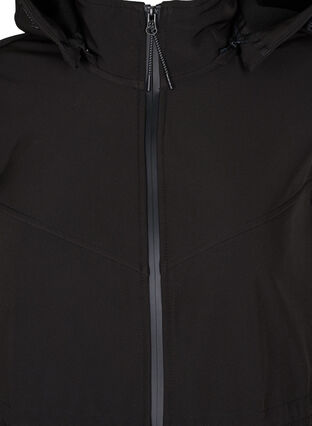 Softshell jakke med tilhørende fleecevest, Black Solid, Packshot image number 2