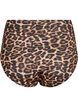 Højtaljet bikinitrusse med leoprint, Leopard Print, Packshot image number 1