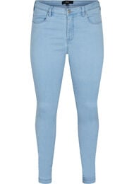 Super slim Amy jeans med h&oslash;j talje, Ex Lt Blue