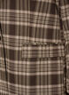 Ternet blazer med lommer og slids, Brun, Packshot image number 3