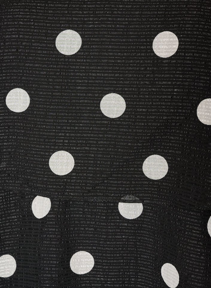 Lagdelt kjole med fl&aelig;sevolanter og spaghettistropper, Sort, Packshot image number 2