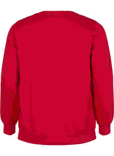 Jule sweatshirt, Tango Red Deer, Packshot image number 1