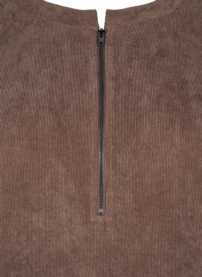 Fl&oslash;jlskjole med lynl&aring;s detalje, Chocolate Martini, Packshot image number 2