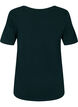 Ensfarvet basis t-shirt i bomuld, Gr&oslash;n, Packshot image number 1