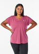 L&oslash;s tr&aelig;nings t-shirt med v-hals, R&oslash;d, Model image number 0