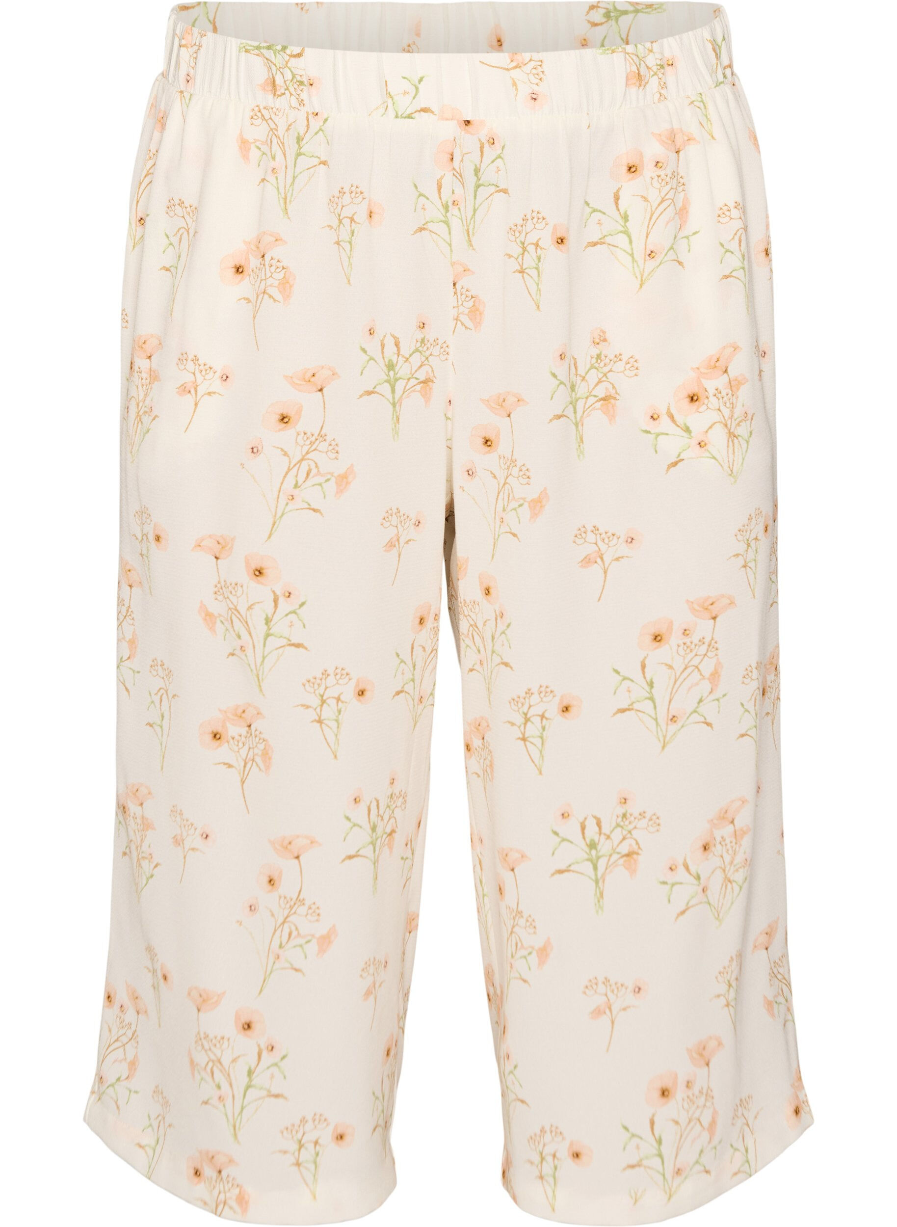 ZizziCulottebukser med print, Vanilla, Packshot image number 0