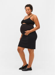 Tætsiddende graviditets nederdel, Black, Model