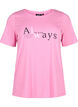 FLASH - T-shirt med motiv, Begonia Pink Always, Packshot image number 0