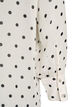Skjortebluse i viskose med fl&aelig;sekrave, Hvid, Packshot image number 3