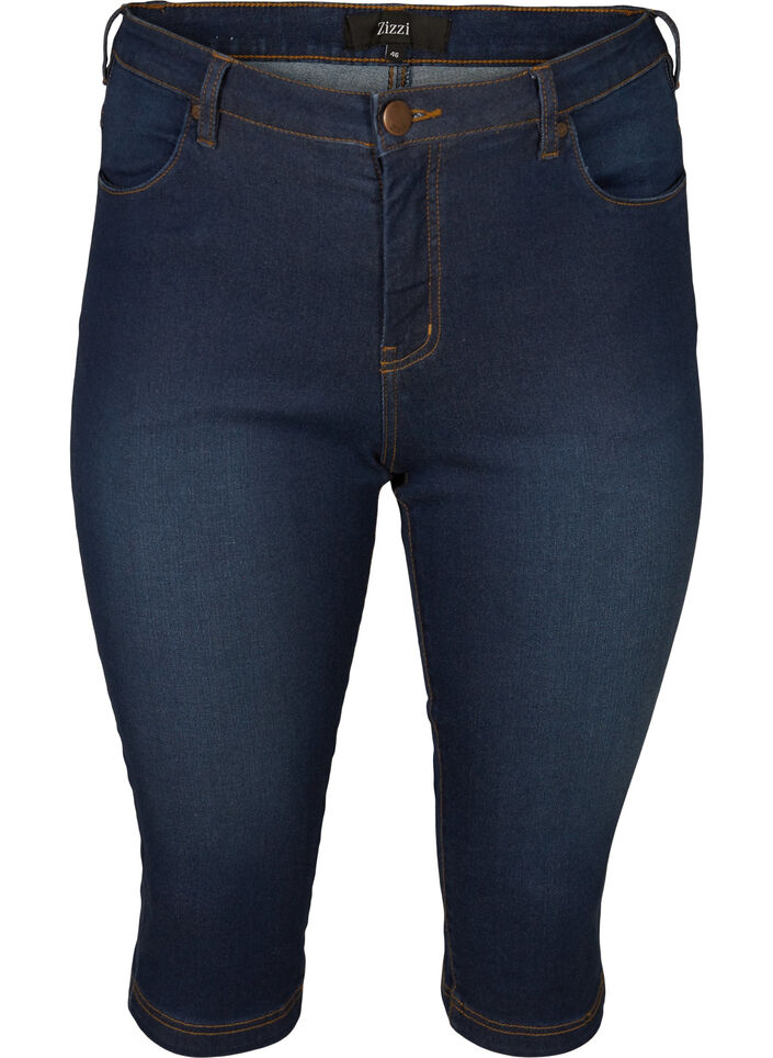 Slim fit Emily capri jeans, Blå, Packshot image number 0