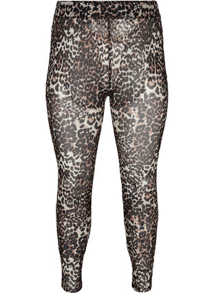 Leggings med leopard print, Leo Comb, Packshot image number 0