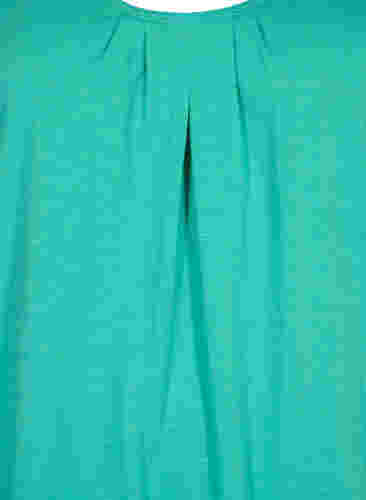 Bomuldstop med blondekant, Aqua Green, Packshot image number 2