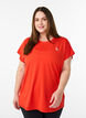 Ensfarvet tr&aelig;nings t-shirt, Orange, Model image number 0