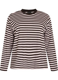 Basis t-shirt med lange &aelig;rmer, Lyser&oslash;d