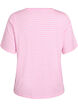 T-shirt med TENCEL&trade; Lyocell og striber, Lyser&oslash;d, Packshot image number 1
