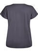 Ensfarvet tr&aelig;nings t-shirt, Gr&aring;, Packshot image number 1
