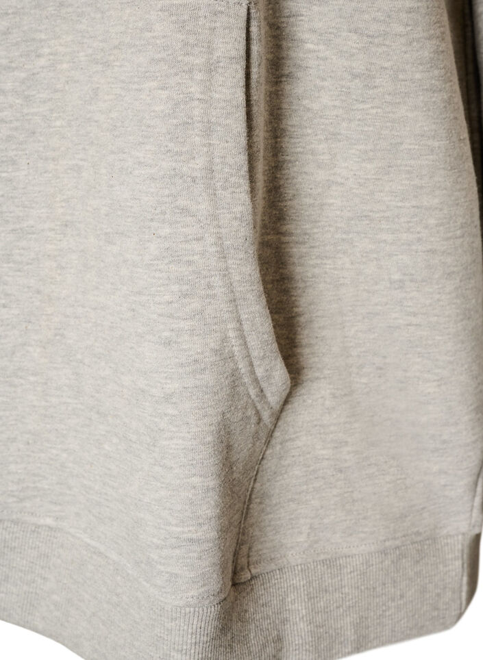 H&aelig;ttetr&oslash;je med broderet motiv, Gr&aring;, Packshot image number 3