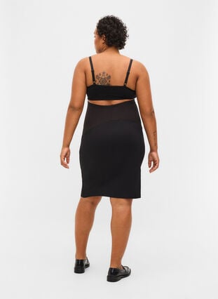 Tætsiddende graviditets nederdel, Black, Model image number 1