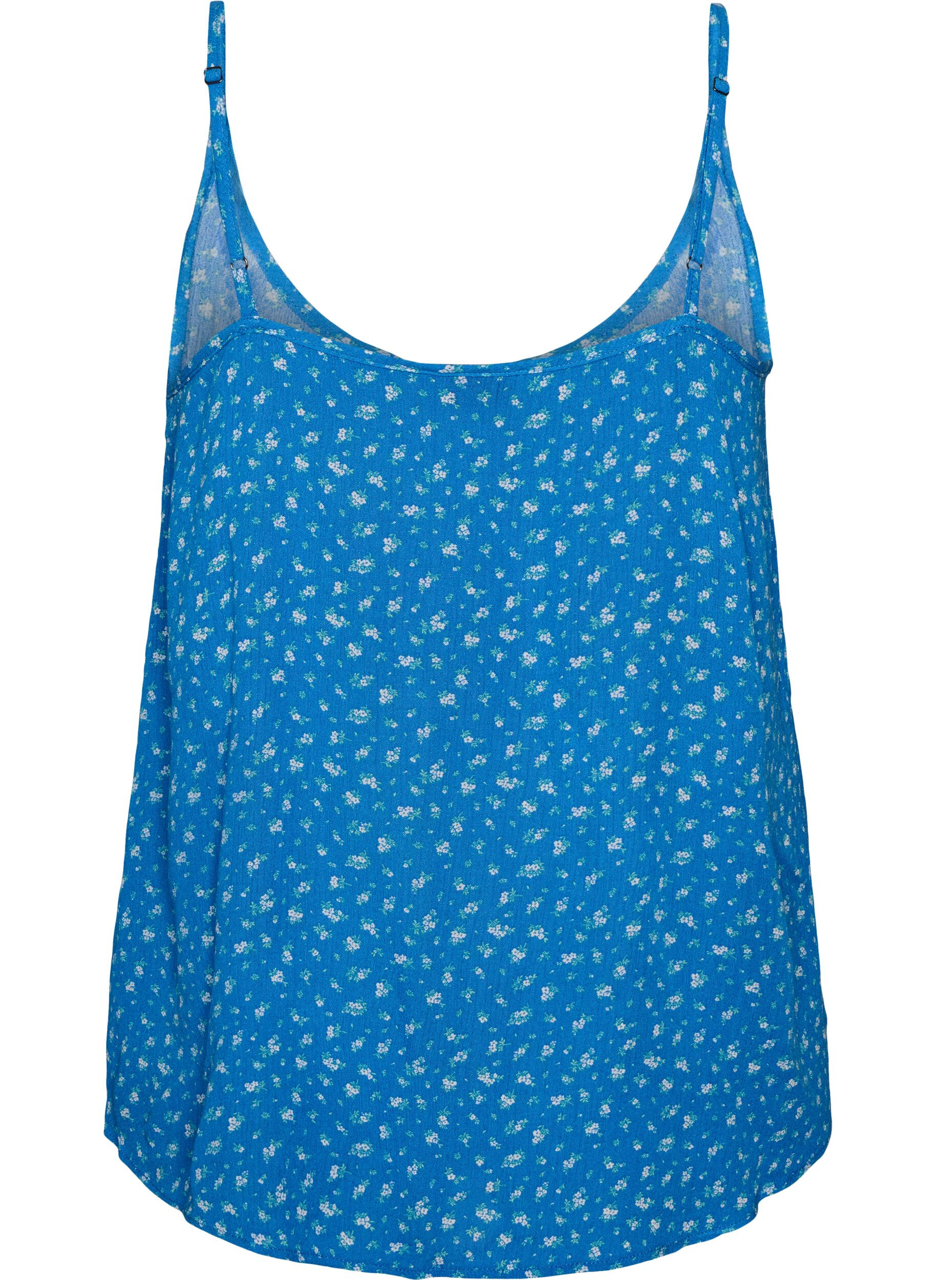 ZizziStrop top i viskose, Bl&aring;, Packshot image number 1