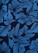 Kort a-shape kjole med blomsterprint, Bl&aring;, Packshot image number 3