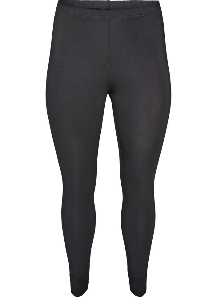 Basis leggings i viskose, Gr&aring;, Packshot image number 0
