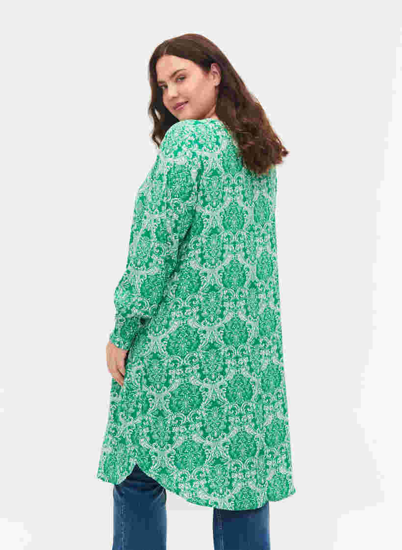 Printet kjole i viskose, Jolly Green Oriental, Model