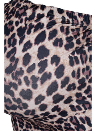 Graviditets leggings med leoprint, Black Leo AOP, Packshot image number 2