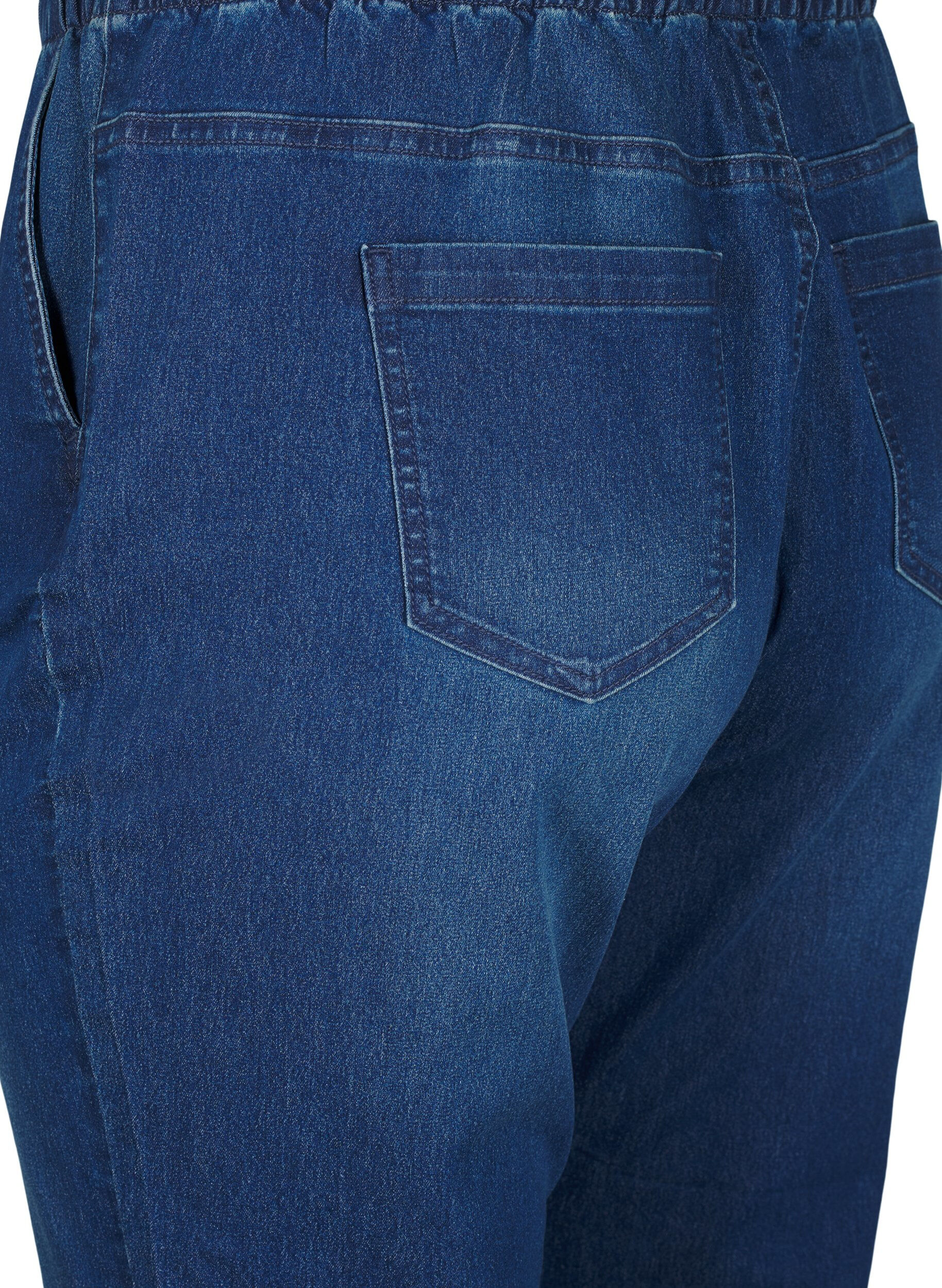 ZizziDenimjoggers med lommer, Bl&aring;, Packshot image number 3