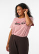 T-shirt med motiv, Lyser&oslash;d, Model image number 0