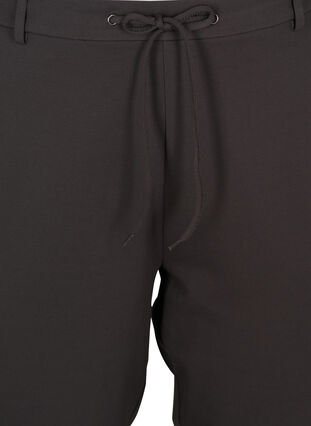 Cropped Maddison bukser, Gray pinstripe, Packshot image number 2