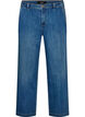 Wide fit Myra jeans med h&oslash;j talje, Bl&aring;, Packshot image number 0