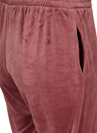 Løse bukser i velour, Mesa Rose, Packshot image number 3
