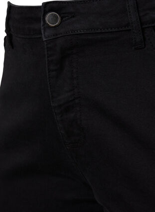 Ellen bootcut jeans med høj talje, Black, Packshot image number 2