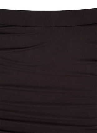 Tætsiddende nederdel i viskose, Black, Packshot image number 2