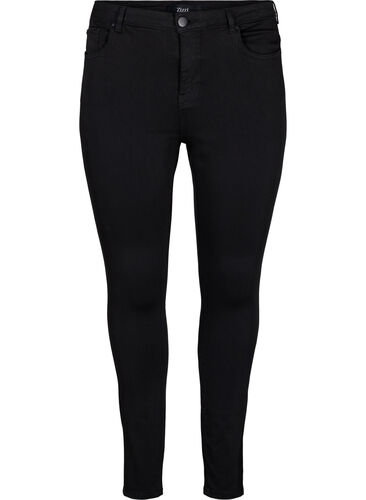 Stay black Amy jeans med høj talje, Black, Packshot image number 0