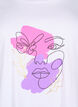 Bomulds t-shirt med motiv, B. White w. Face, Packshot image number 2