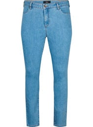 Amy jeans med h&oslash;j talje og super slim fit, Bl&aring;