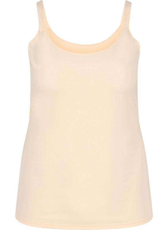 Light shapewear top med justerbare stropper, Nude, Packshot image number 0