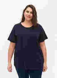 FLASH - 2-pak t-shirts med rund hals, Navy Blazer/Black, Model