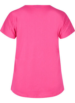 Løs bomulds t-shirt med korte ærmer, Beetroot Pur Faith, Packshot image number 1