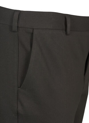 Klassiske bukser med blonder, Black, Packshot image number 2