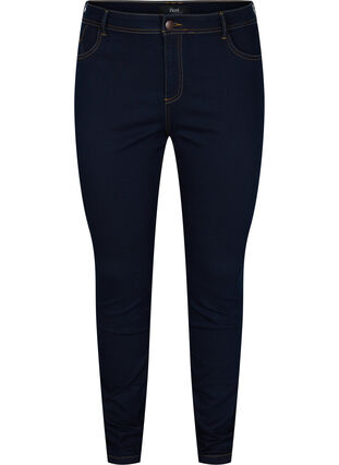 Super slim Amy jeans med høj talje, 1607B Blu.D., Packshot image number 0