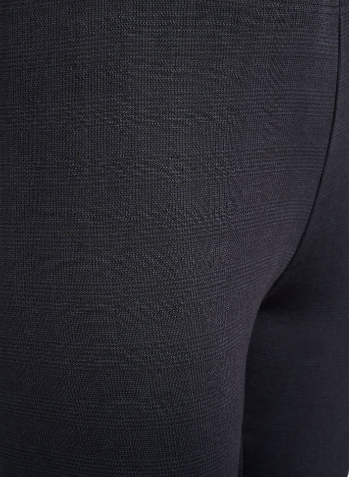 Leggings med regulær talje og mønster, Sort, Packshot image number 2