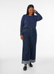 Basis jerseybluse med lange &aelig;rmer, Bl&aring;, Model image number 1