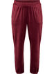 L&oslash;se bukser i velour, R&oslash;d, Packshot image number 0
