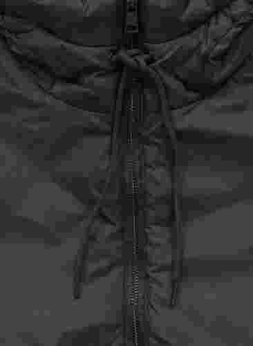 Løs krave med hætte og lynlås, Black, Packshot image number 2