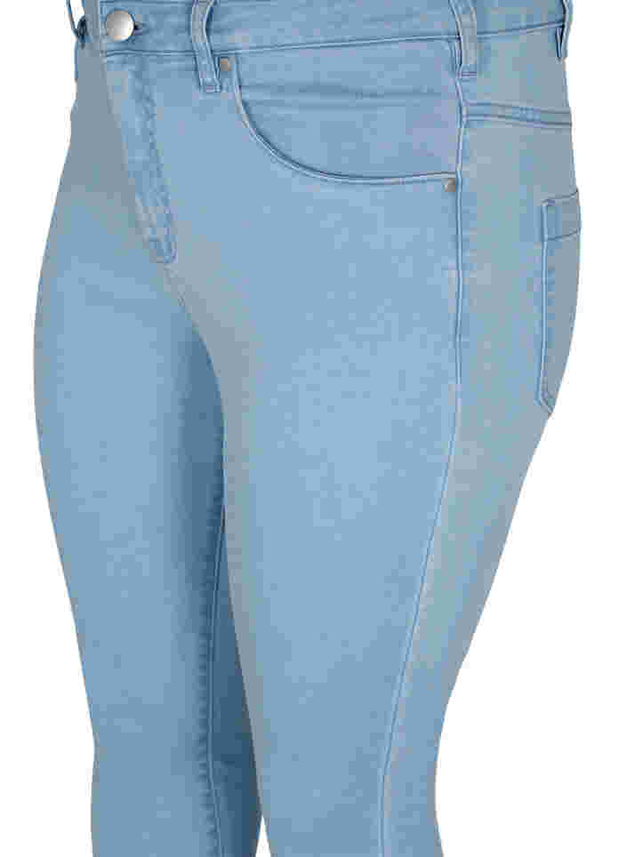 Super slim Amy jeans med høj talje, Ex Lt Blue, Packshot image number 3