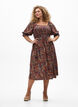 Sommerkjole i viskose med paisleyprint, Bl&aring;, Model image number 1