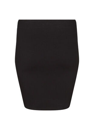 Kort tætsiddende nederdel, Black, Packshot image number 1